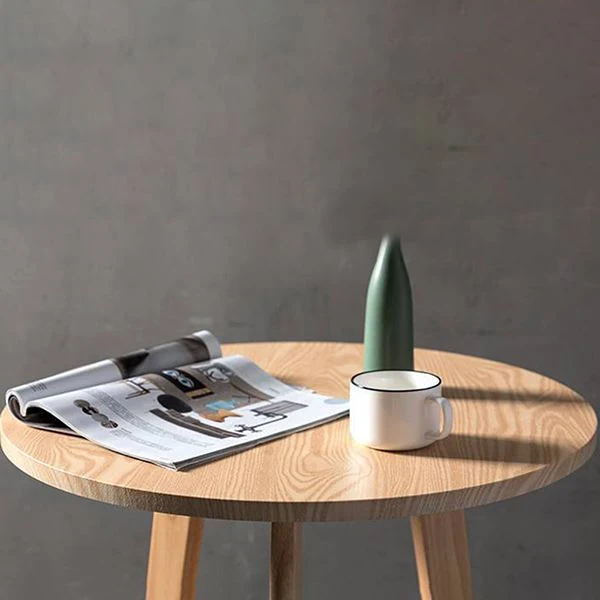 Industrial Pub Table Bar Height Eenkleurig Wood Round Bar Table Indoor 24l