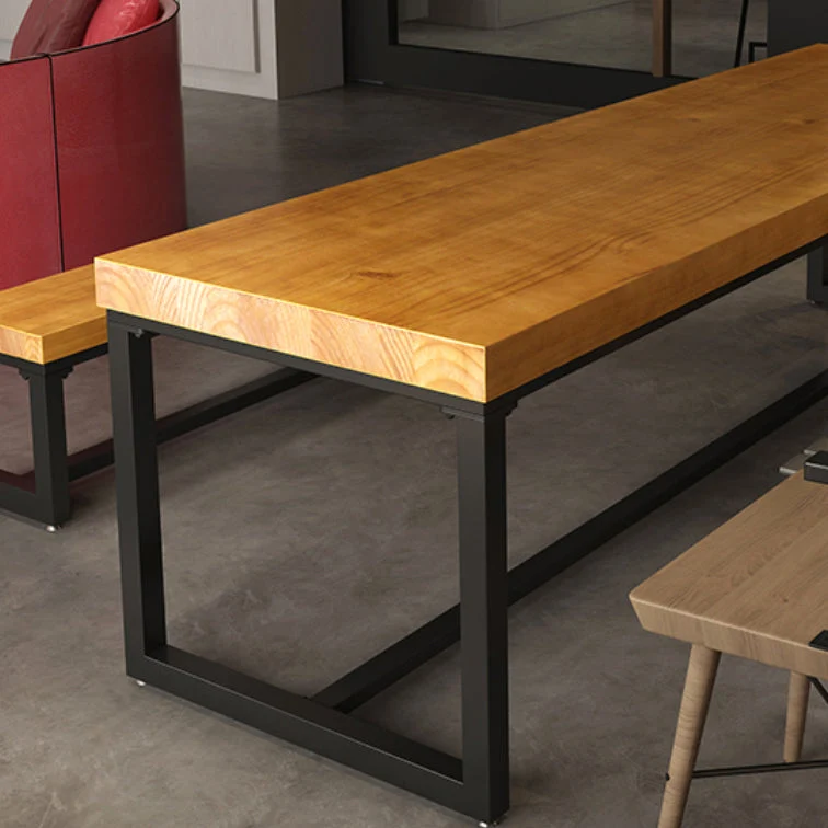 Industrial Wood Computer Desk Rectangular Ongemaakt Office Desk | Draaibaar | Verstelbaar 47