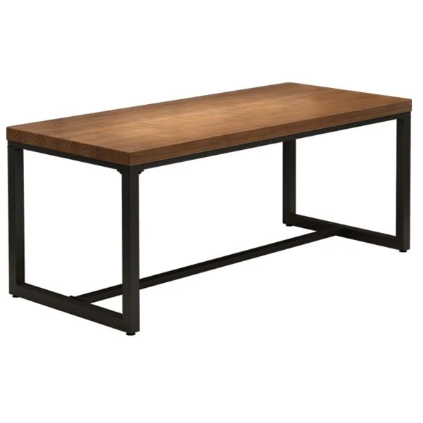 Industrial Wood Computer Desk Rectangular Ongemaakt Office Desk | Draaibaar | Verstelbaar 47