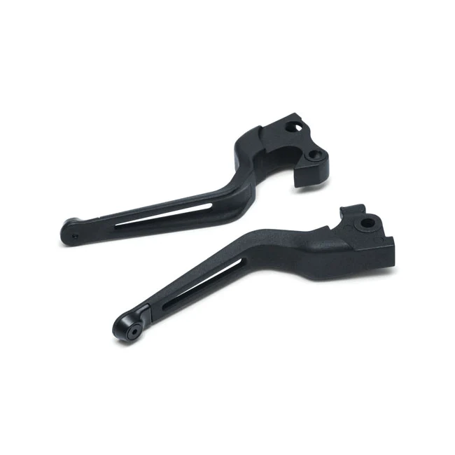 Kuryakyn Dillinger Levers Satin Zwart Harley-Davidson