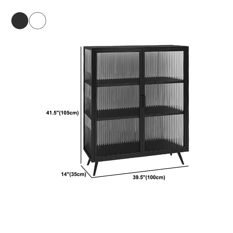 Multi-shelf Display Cabinet Industrial Storage Cabinet Dining Room met Veiligheidsborg 16l