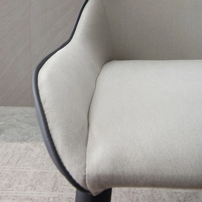 Van metaal Industrial Dining Kitchen Room Chair Wingback Arm Chair Grey