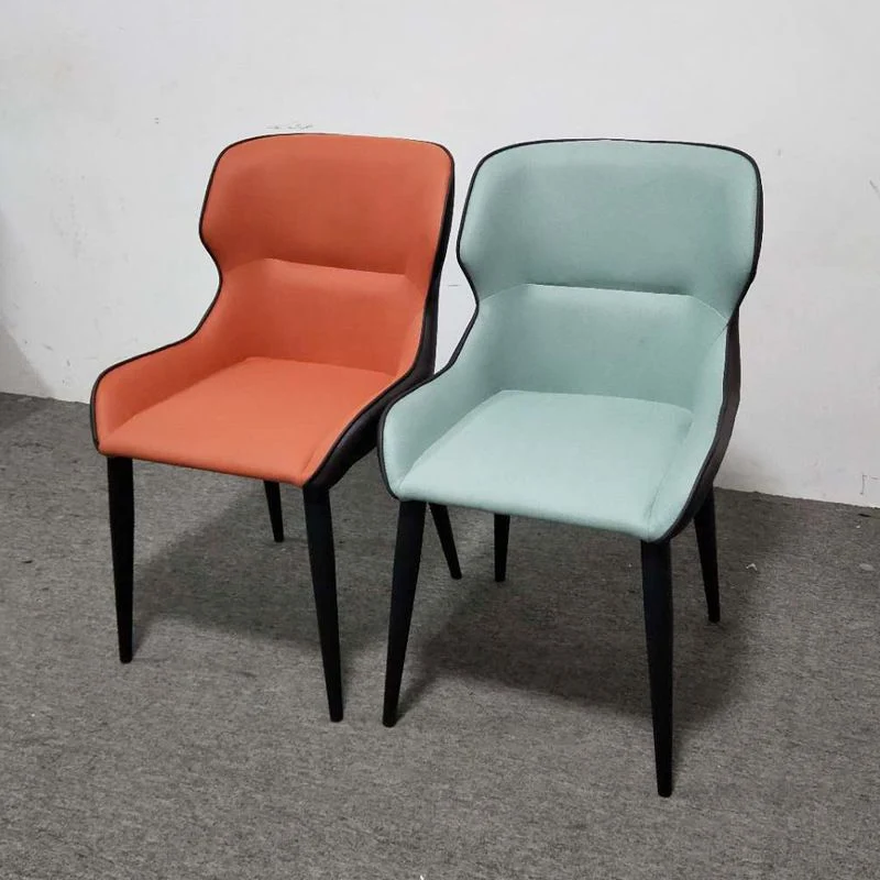 Van metaal Industrial Dining Kitchen Room Chair Wingback Arm Chair Grey