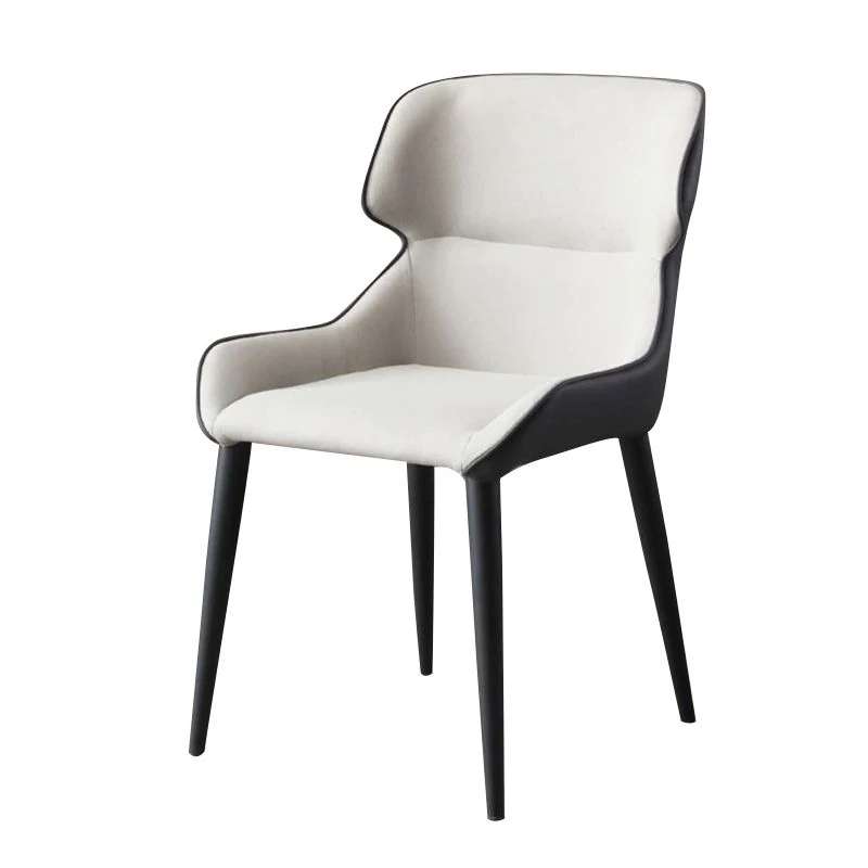 Van metaal Industrial Dining Kitchen Room Chair Wingback Arm Chair Grey