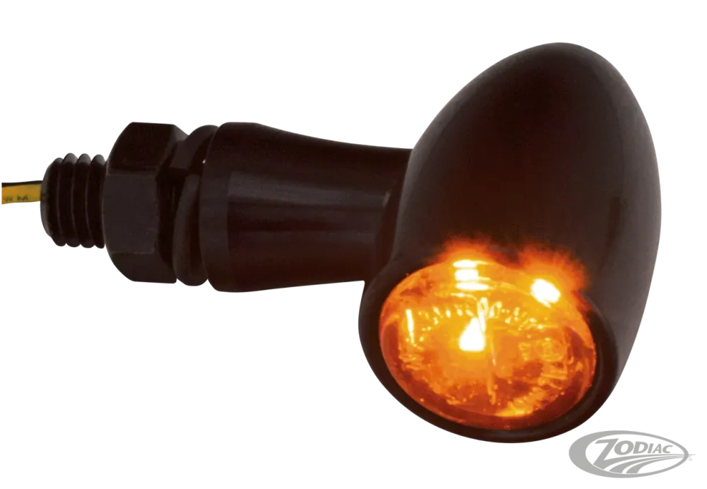 GZP Blk Paradox amber LED indicators Smk Harley-Davidson