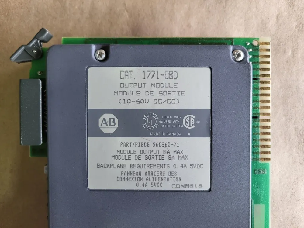 10-60VDC Output Module 1771-OBD voor professioneel gebruik