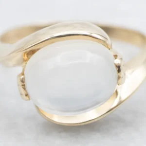 Aardings East-West Set Moonstone Bypass Ring