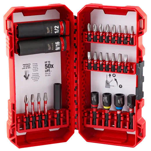 Aardings MILWAUKEE 26 PC. SHOCKWAVE IMPACT DUTY™ Drive & Fasten Set