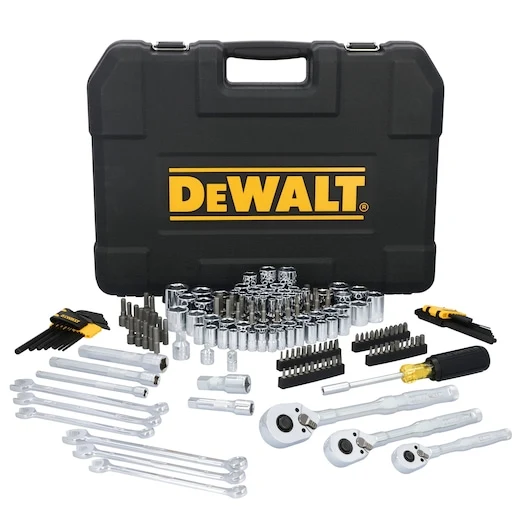 DEWALT TOUGHSERIES 184 pc. 3 Drive Mechanics Tool Set Compatible met 20mm Gaten