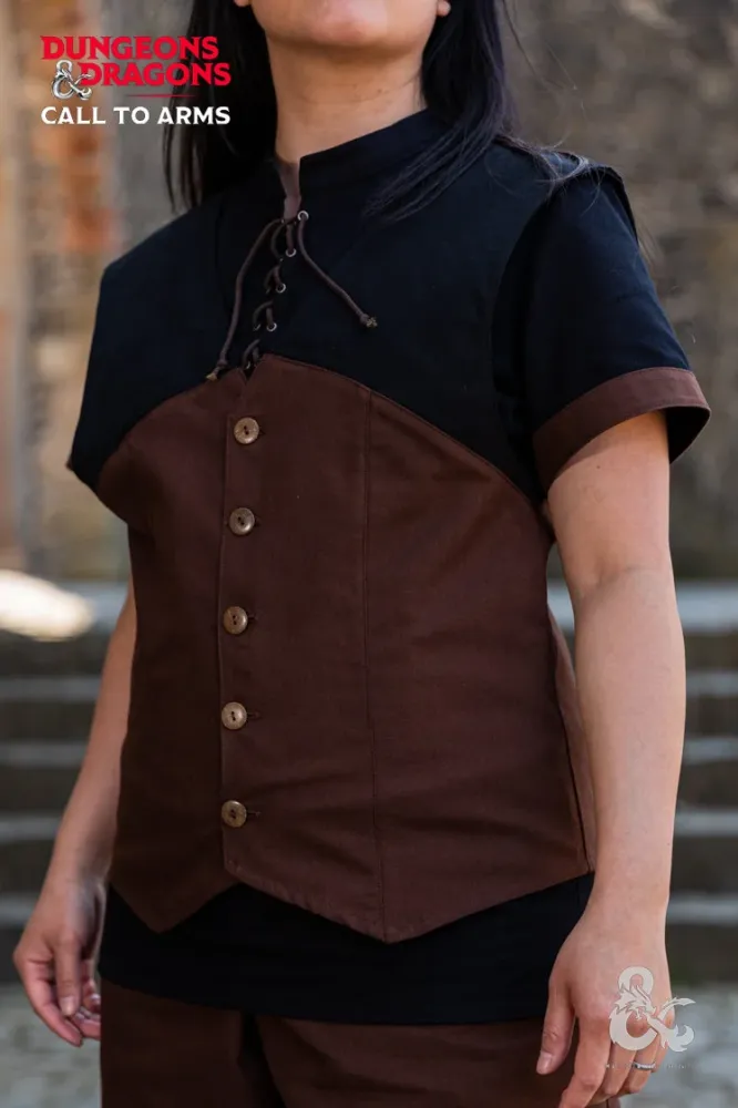 Dungeons & Dragons Rogue - Brown/Black Set met Aardlip