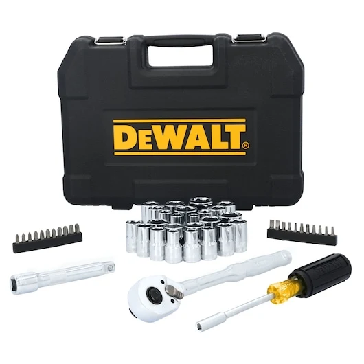 EMV-beschermende DEWALT TOUGHSERIES 49 pc. 1/2 . Drive Mechanics Tool Set