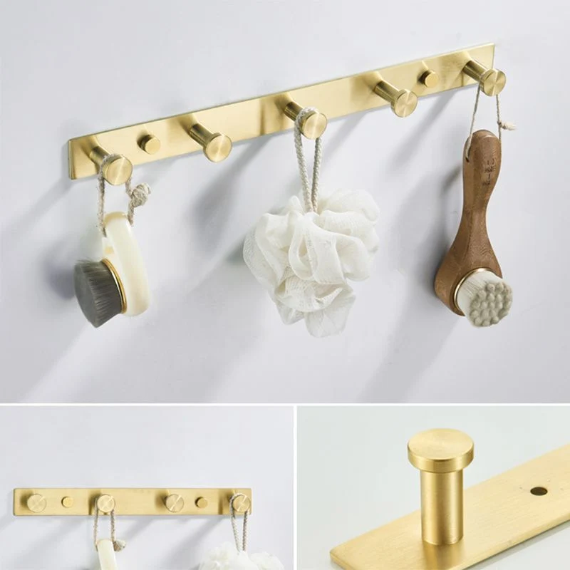 EMV-beschermende Traditional Brushed Brass Bathroom Accessory As Individual Or As Set Metalen