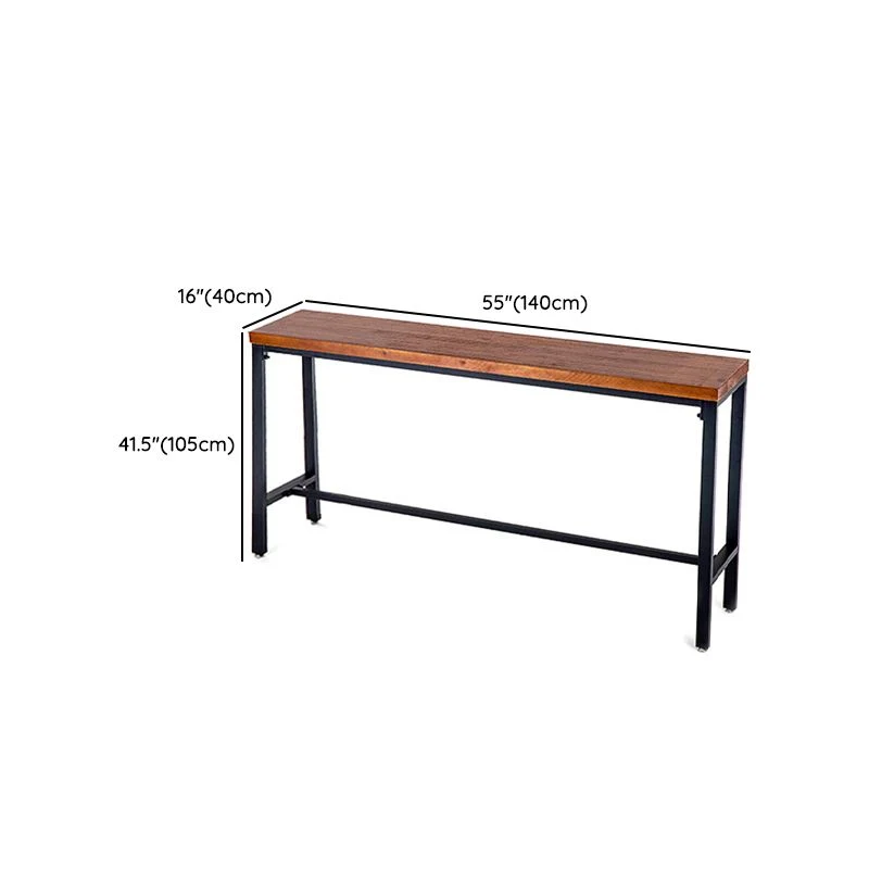 Industrial Bar Table Set 1/4/7/9 Pieces Stevig Wood Pub Table Set Indoor