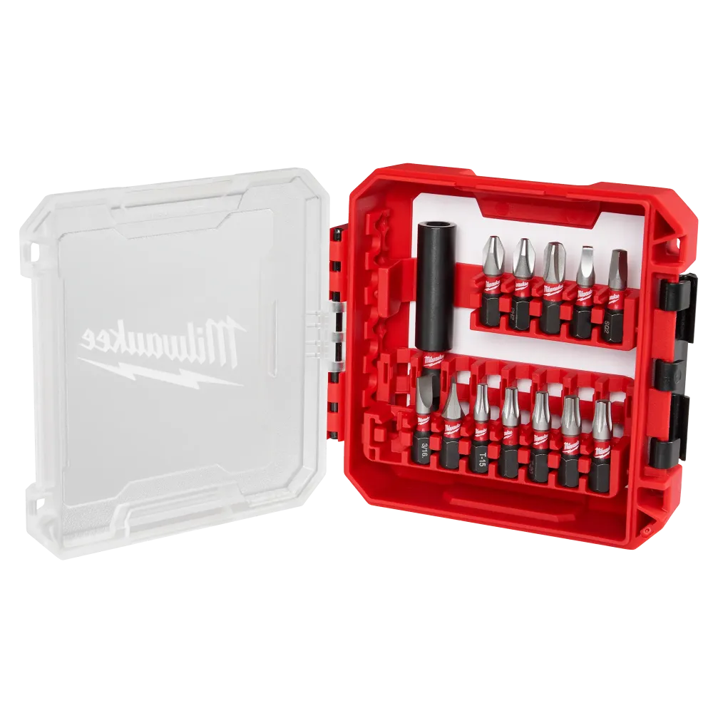 MILWAUKEE 13 PC. SHOCKWAVE IMPACT DUTY™ Driver Bit Set Roestvrij Staal Uitvoering