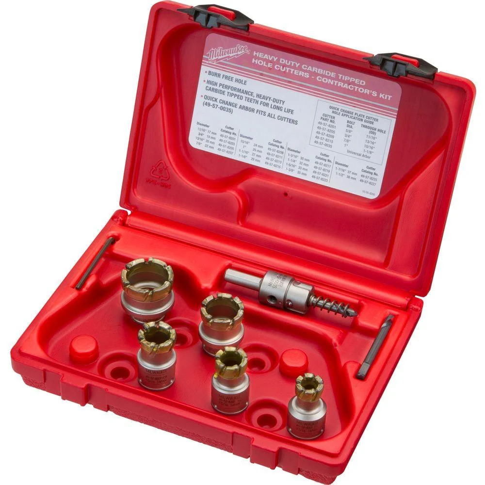 Milwaukee Tools QC SP Carbide Cutter Set 7PC 49-22-8210