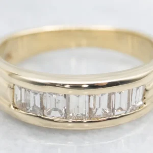 Sleek Channel Set Diamond Band