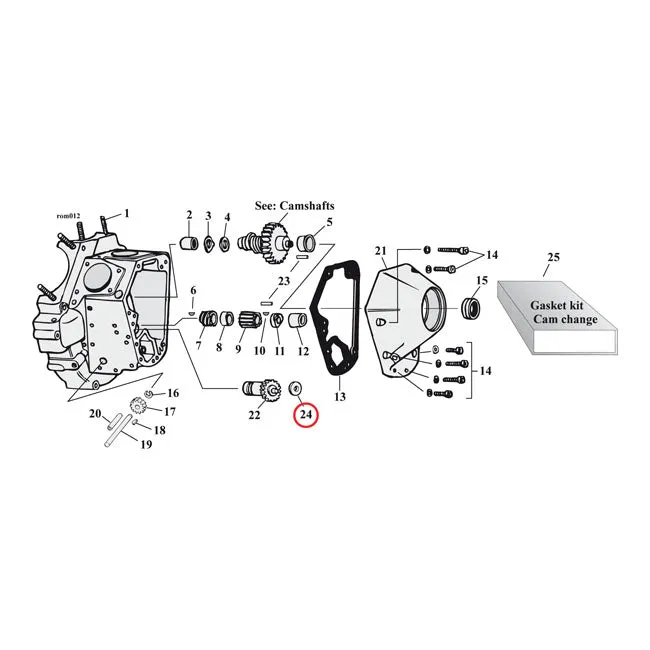 Breather Valve Shim, .110 Inch Harley-Davidson
