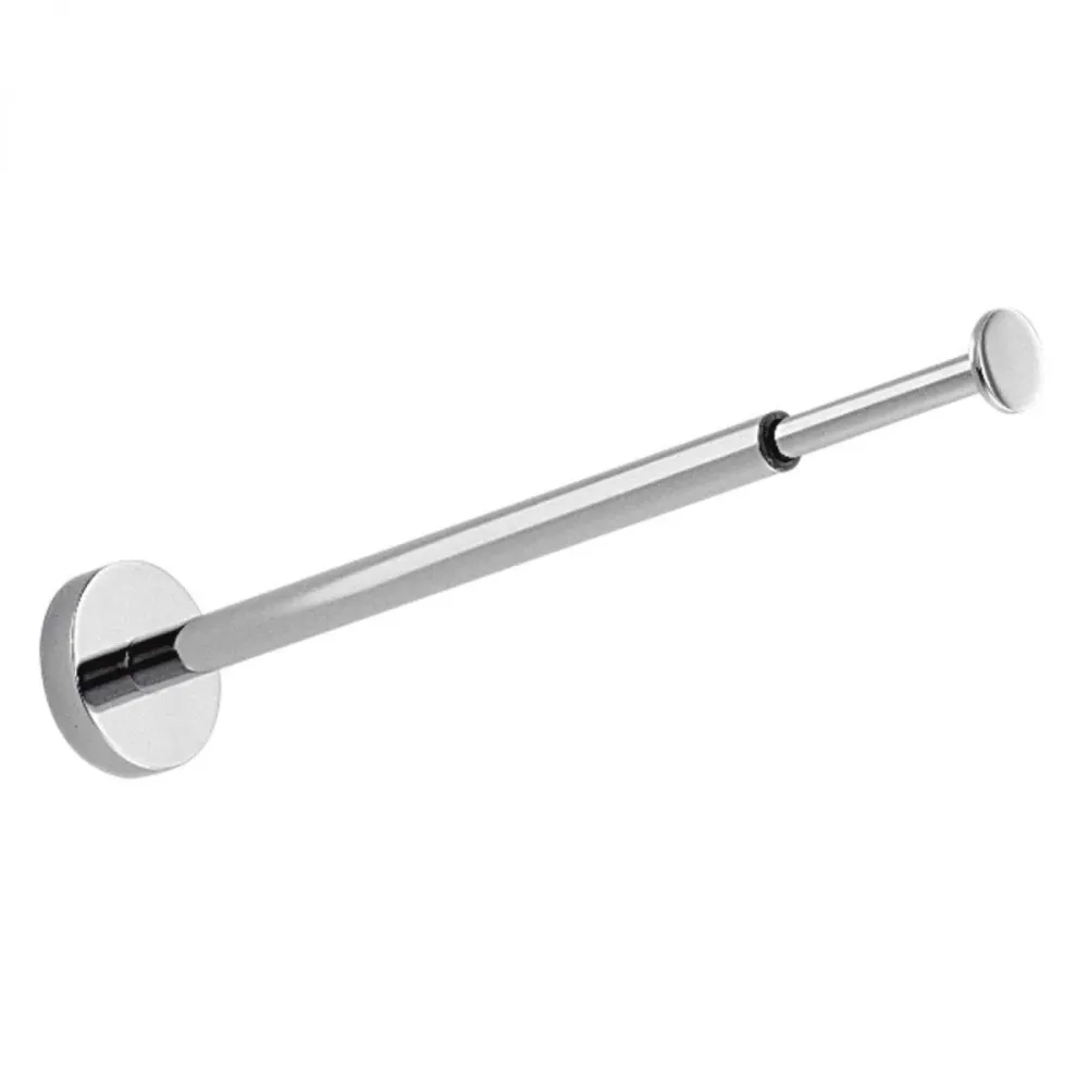 Extendable towel holder shiny chrome brass Plus collection Colombo Design