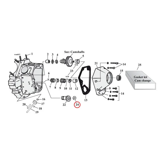 Jims Breather Valve Shim, .115 Inch Harley-Davidson