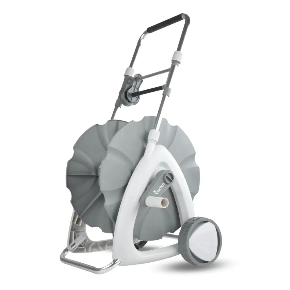 Vartco LL01-018 Garden Hose Pipe Reel Cart Trolley Uitrekbaar Steel Handle