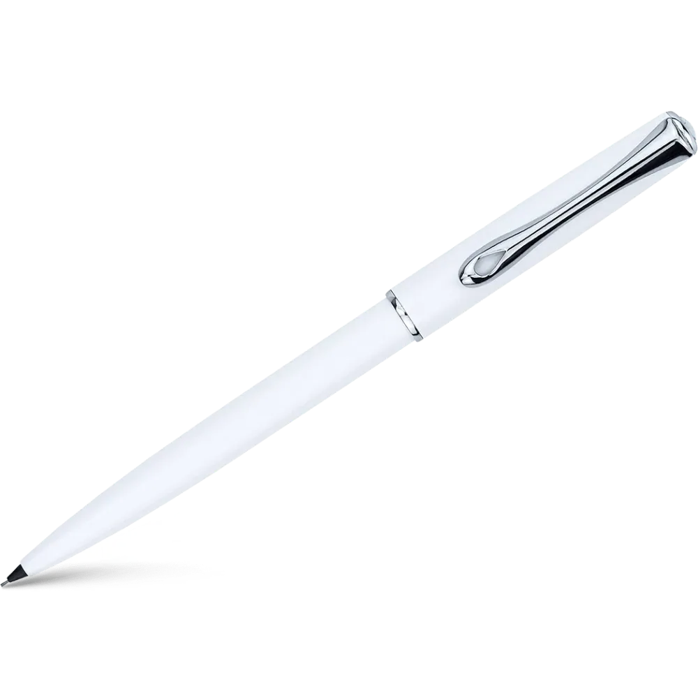 Diplomat Traveller Mechanical Pencil - Snowwhite Zwart Rubber