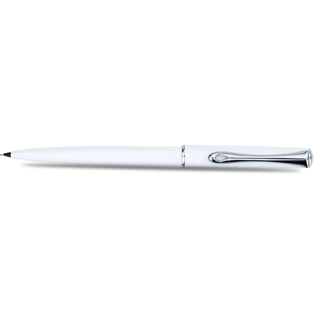 Diplomat Traveller Mechanical Pencil - Snowwhite Zwart Rubber