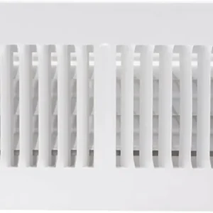 20 x 8 Inch Two-Way Ventilation Steel Sidewall/Ceiling Register, Staal Duct Opening