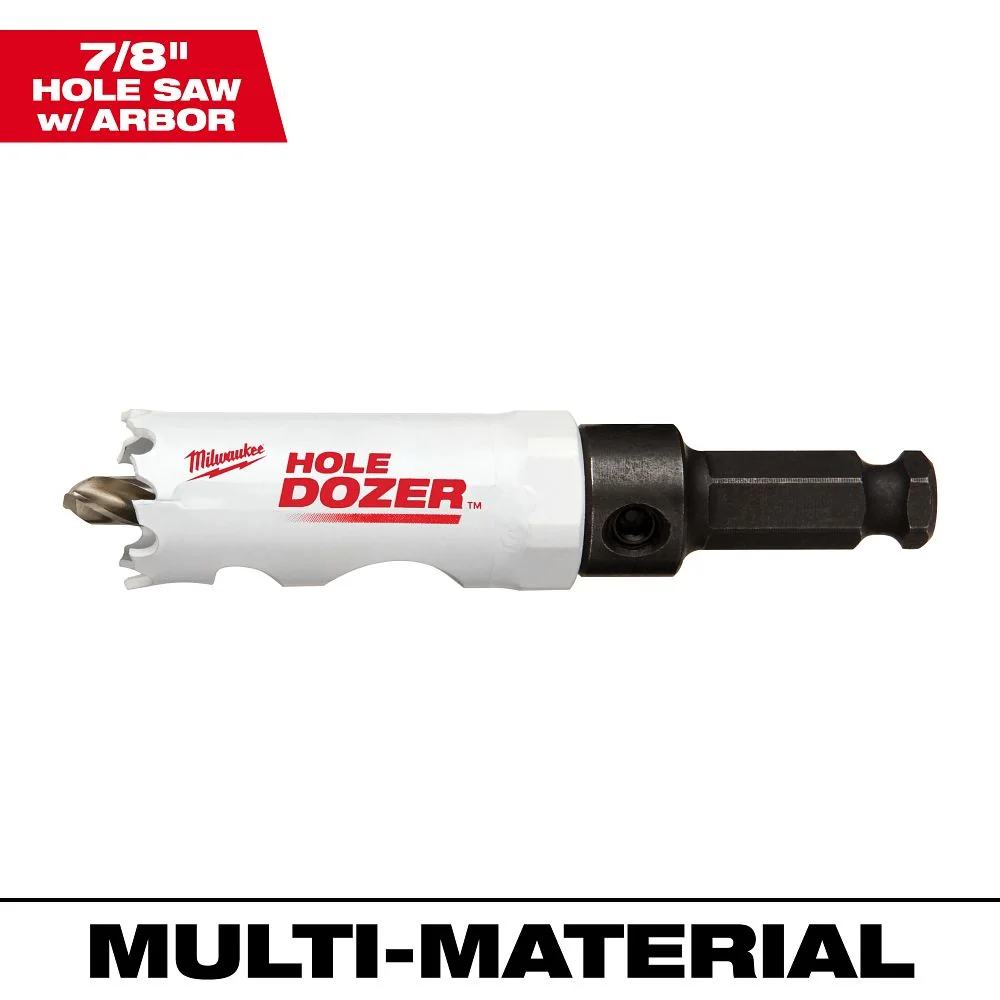 Milwaukee Tools 7/8" Arbored Hole Saw 49-56-9659