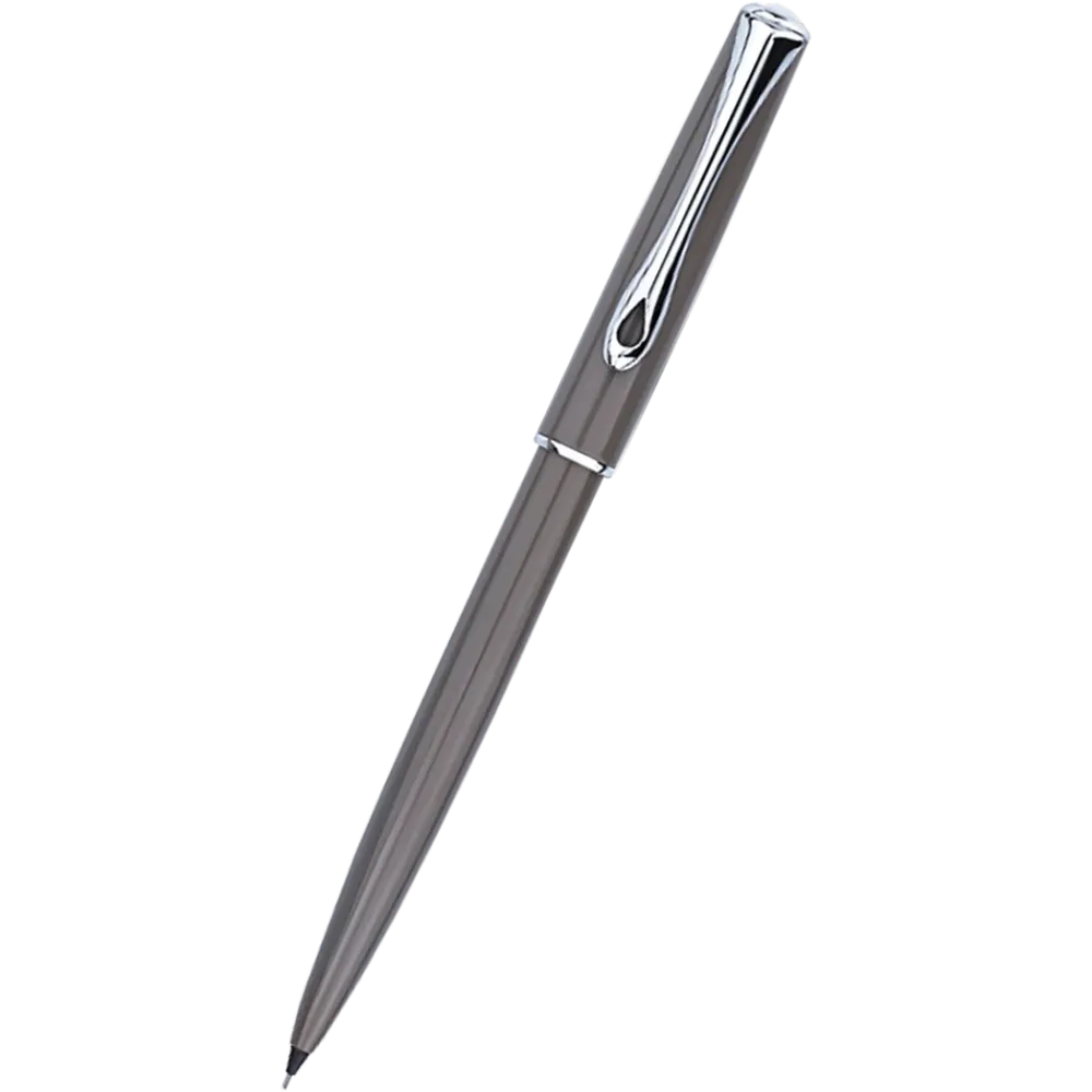 Vertraagde Uitschuif Diplomat Traveller Mechanical Pencil - Taupe Grey