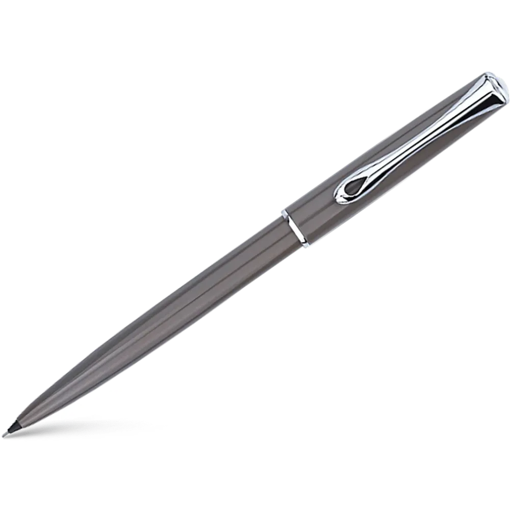 Vertraagde Uitschuif Diplomat Traveller Mechanical Pencil - Taupe Grey