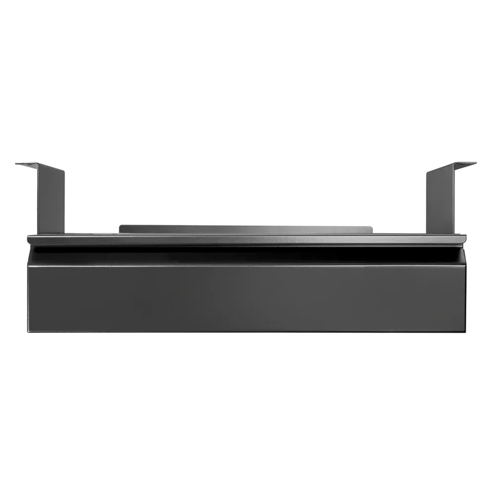 Draaibeitelhouder Maclean MC-875 Under Desk Rvs Drawer met Shelf Tot Max. 5kg Basis onder tafel Holder Hanging Drawer met...