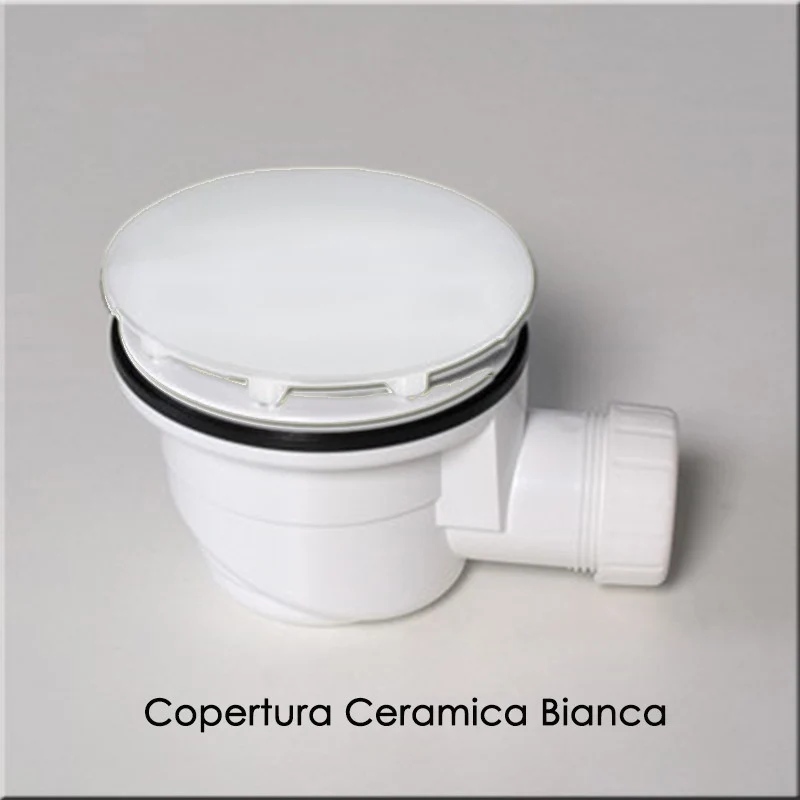 Multimateriaal Siphoned drain plate porselein cover Ceramica Globo