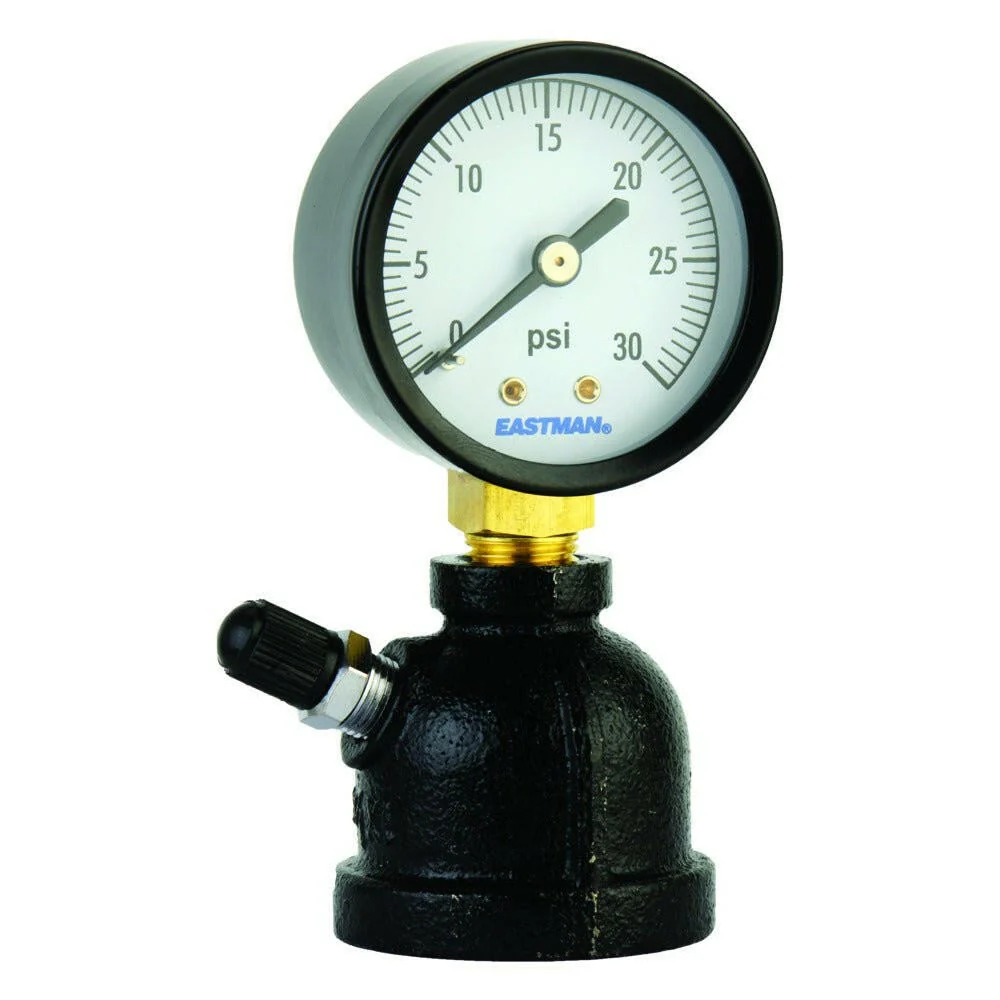 Eastman Bell Type Test Gauge – 1″ FIP 0-30 PSI (IP65 Stof- en Waterdicht)