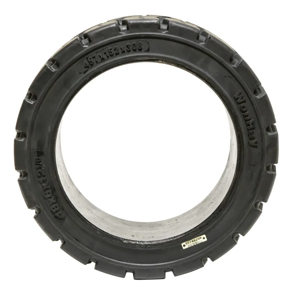 18X8X12.125 Uni Puncture Proof Press-On Traction Forklift Tire