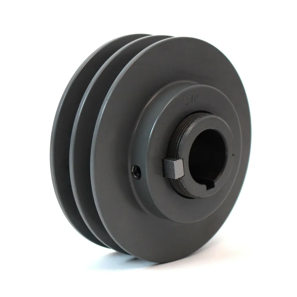Dial Double Groove Ijzer Pulley (3.95″ x 1-1/8″)