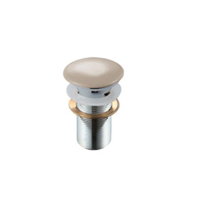Open Fancy sand click-clack washbasin drain round keramiek plug without overflow