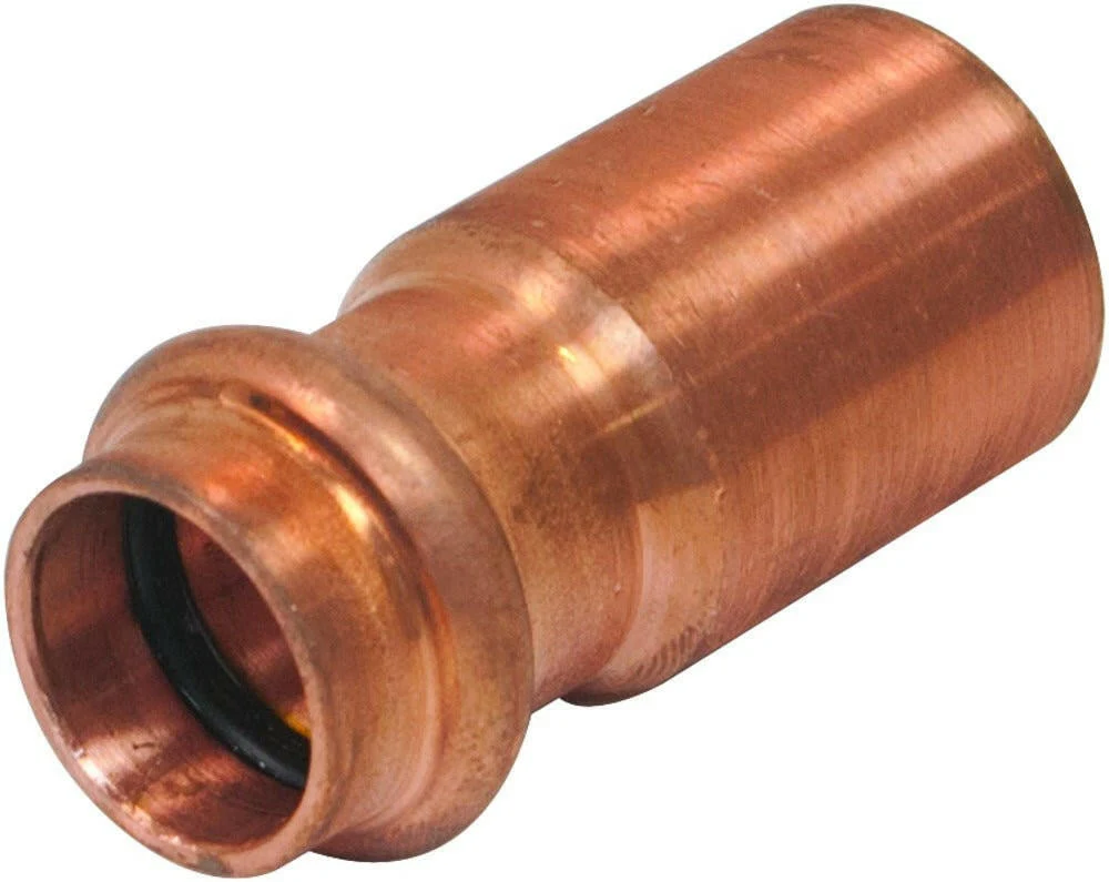 3/4 . x 1/2 . Rood koper FTG x Press Pressure Reducer Coupling