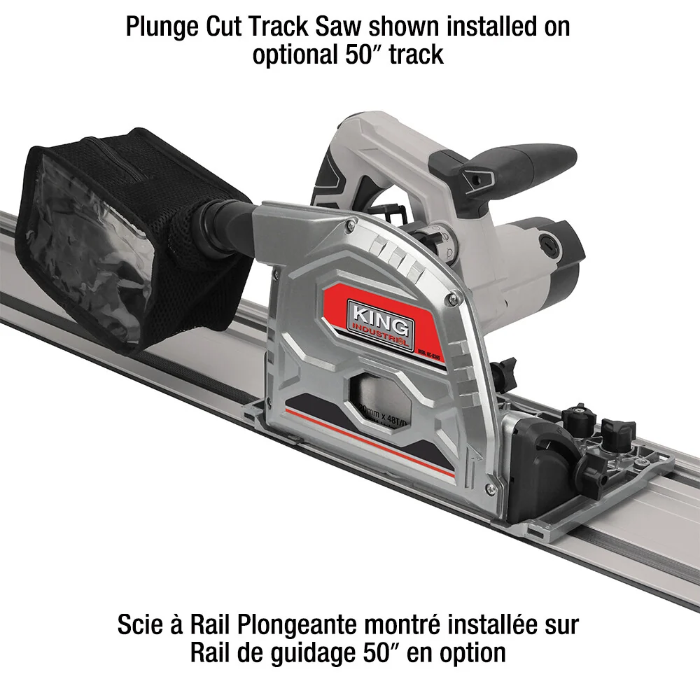 6-1/2" Variable Speed Plunge Cut Track Saw No. KC-8365