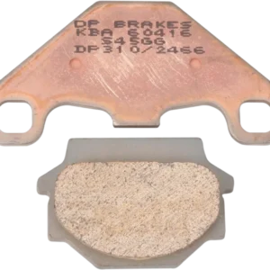 DP BRAKES BRAKE SHOES PAD, MX/ATV HUS/KAW-F/R Zwart Kunststof