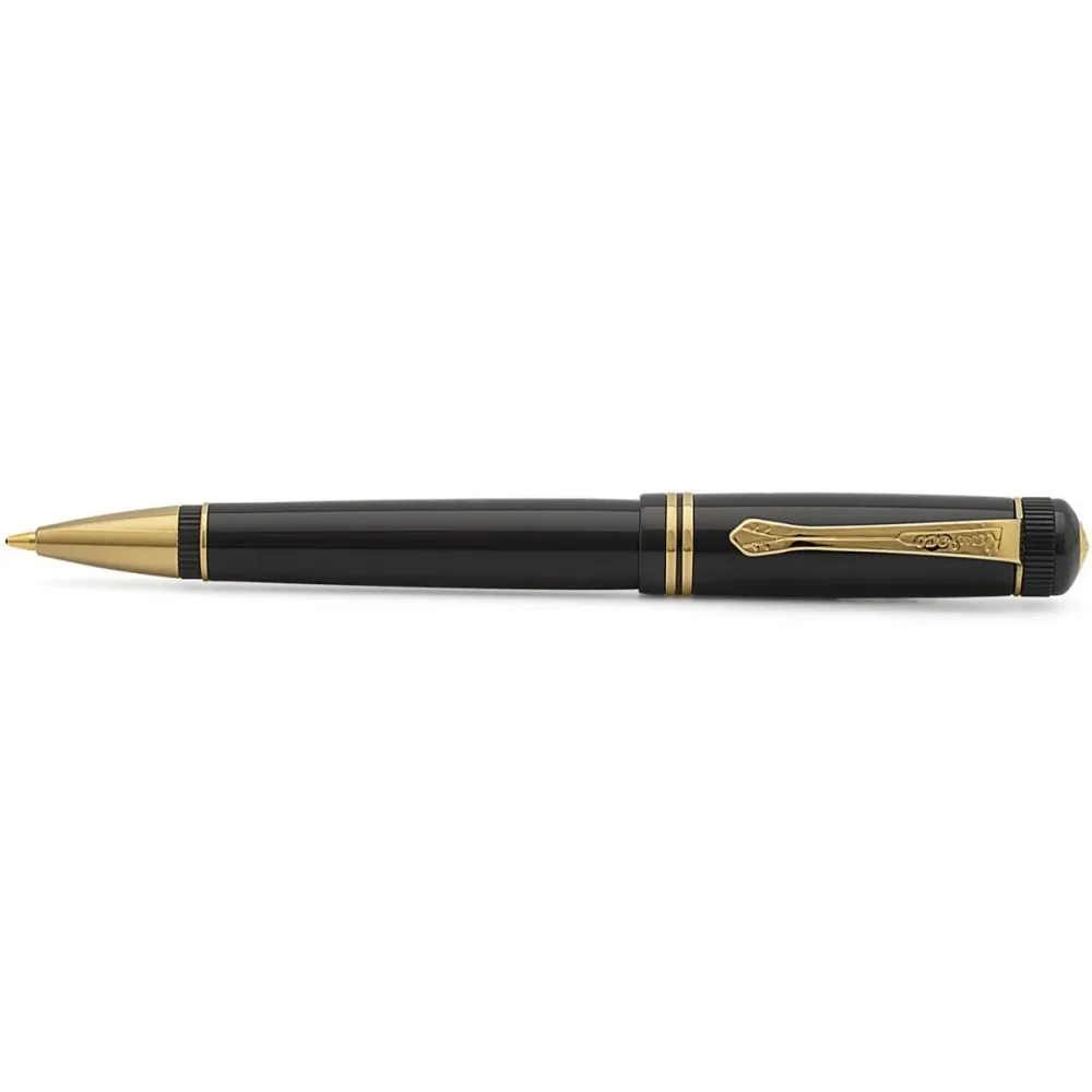 Kaweco Dia2 Twist Pencil - Koolzwart Gold Trim - 0.7mm