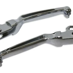 Klemhandwiel Skull Hand Control Replacement Lever Chroom Harley-Davidson
