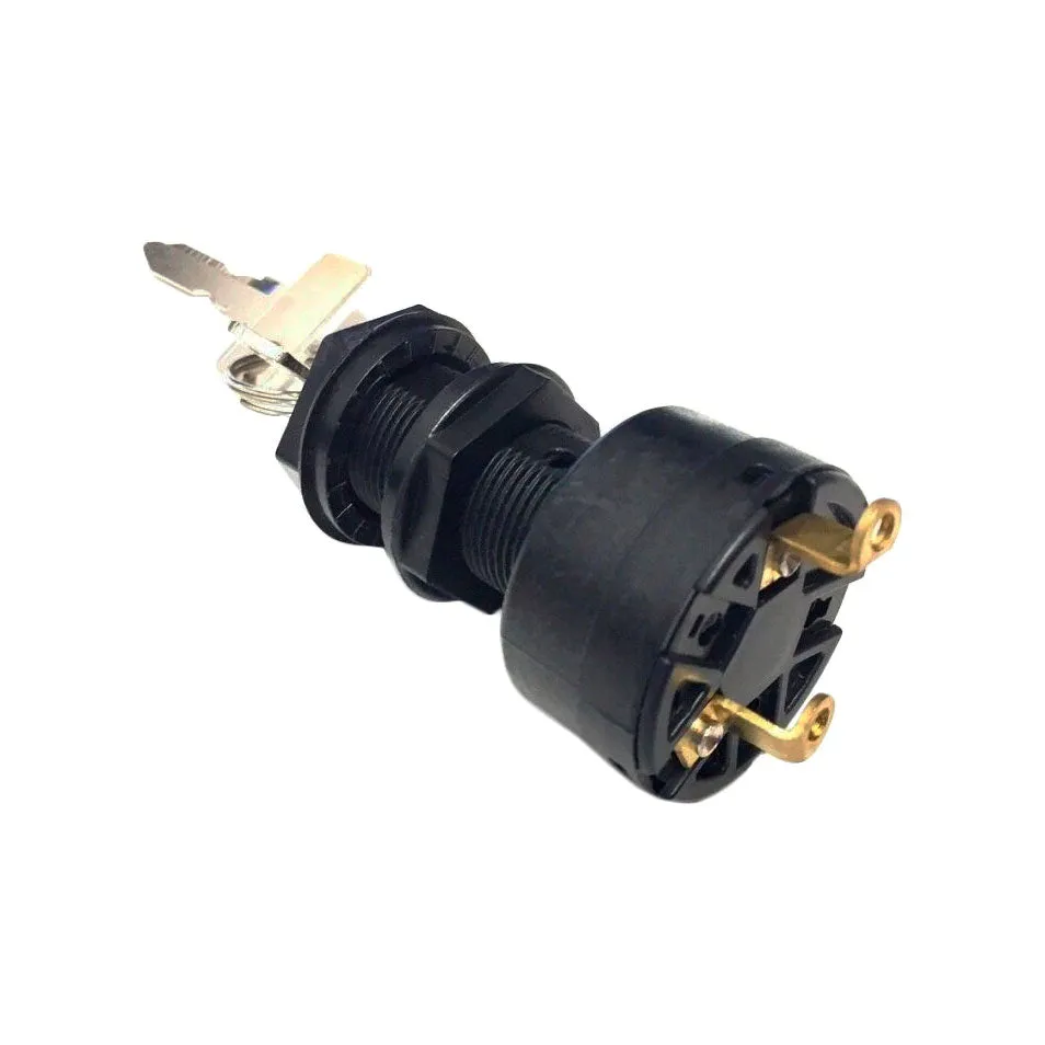 Professionele Uitvoering Club Car DS Ignition Key Switch Electric 36V or 48V - 1996 & Up # 101826201