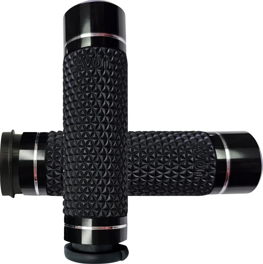 Puños Avon K25 TBW Negros Para Harley Davidson | Met Spindel | Verstelbaar