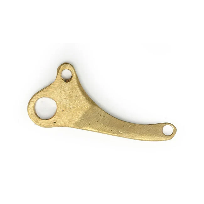 Wannabe Choppers, Choke Bracket Cv Carb Messing Harley-Davidson met Tandkrans