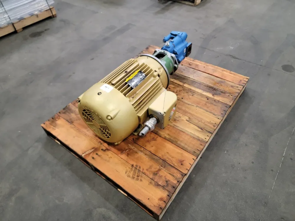 50 hp, 230/460 volts, 1775 rpm, 326TC, Electric Motor CEM4115T w/ Pump voor Industriële Automatisering