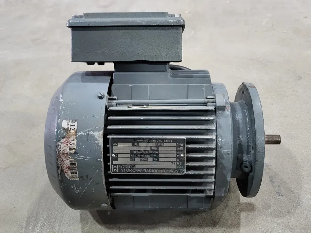 2 hp, 330/575 volts, 1720 rpm, 3ph, Electric Motor DFT90L4