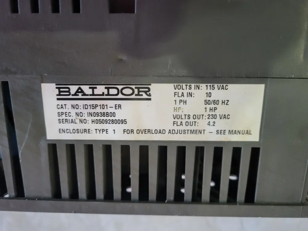 1 HP Inverter Control ID15P101-ER met CE-Keurmerk