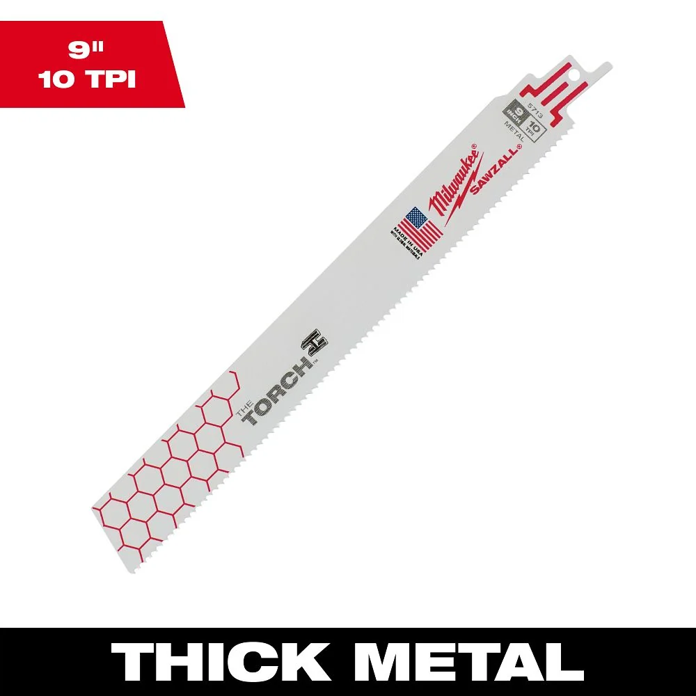 Milwaukee Tools 9 . 10TPI Sawzall Blade 48-01-2703