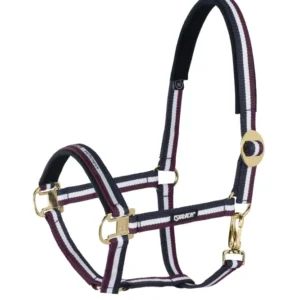 Halter sliding Buckle Nightblue-White-Blackberry X-Full (IP67)