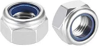 National Equipment 73322 Nut, Hex, Polyamide Insert, 5/16-18
